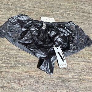 NWT VALERY X NANCY MEYER Vintage Aurora Grigio Shorty Gray Panty